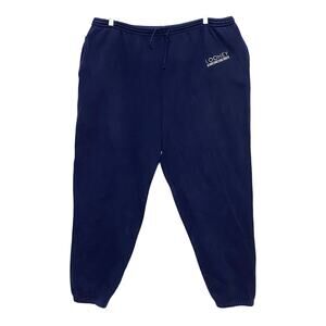 Vintage WB Studio Store Looney Tunes Navy Sweatpants Elastic Waist Mens XXL